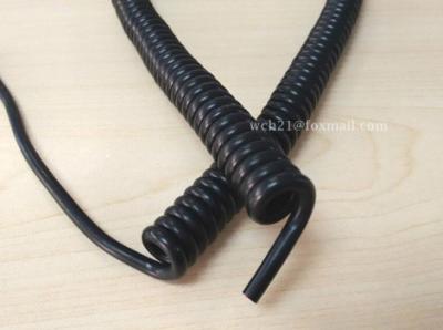 China UL20292 Jet Trencher TPE Curly Spiral Cable for sale