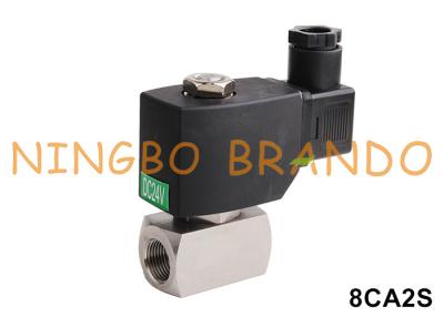 Chine Valve solénoïde haute pression en acier inoxydable de 140 bar pour l'eau et l'air 24V 110V 220V à vendre