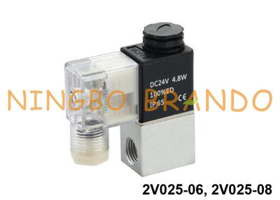 Chine type de 2V025-06 2V025-08 Airtac - soupape à air de solénoïde de 2 manières 12VDC 24VDC à vendre