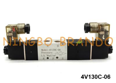 Chine Type double manière pneumatique 24V 220V de 4V130C-06 Airtac de la vanne électromagnétique 5/3 à vendre