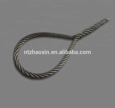 China Soft Eye LIFTING Hand Spliced Wire Rope Sling for sale