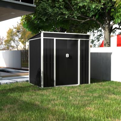 China Waterproof Tool Shed Outdoor Storage Shed with Double Lockable Doors for Backyard Patio Lawn for sale