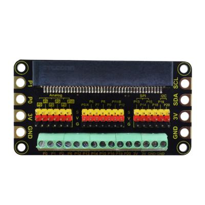 China 3V Sensor Board For BBC Micro Bit KS0433 Keyestudio Terminal Block Shield For BBC Micro:Bit for sale