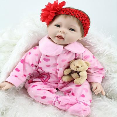 China Doll Limbs Can Be Doll Active Limbs Can Be Reborn Realistic NPK 22Inch Silicone Babies Doll Bonecas Princesas Active Doll For Girl Toys Lifestyle For Christmas Gift for sale