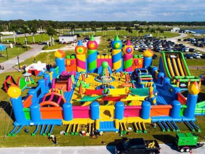 China The World'S Largest Inflatable Theme Park Hits Australia Big Bouncer Playground for sale