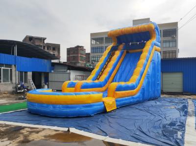 China Het openlucht Vouwende van de het Waterdia van de Jong geitjespeelplaats Opblaasbare Geteerde zeildoek van pvc Te koop