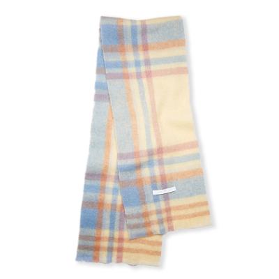 China Fashion \ Designer Neck Scarf Famous Brands Women Winter Pink Mohair Thick Warm Instant Scarf Comfortable \ Durable Plaid for sale