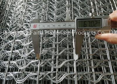 China Marinehohe Flexibilität verstärkungsgekrümmte linie geschweißte Draht-Mesh Rollss 190.5mm zu verkaufen