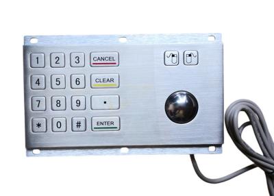 China IP65 vandal resistant vending machine metal keypad for pc access control for sale