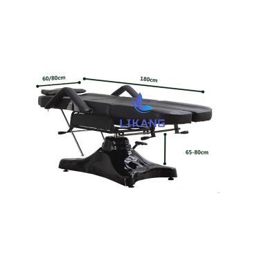 China Modern LIKANG Modern Esthetician Massage Table Beauty Salon Hydraulic Electric Cosmetic Spa Lash Bed Aesthetic Massage Bed for sale
