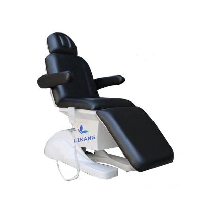 China Modern LIKANG Durable massage treatment table chair with 3/ 4 motors beauty ergonomic spa facial bed with stool can custom logo for sale