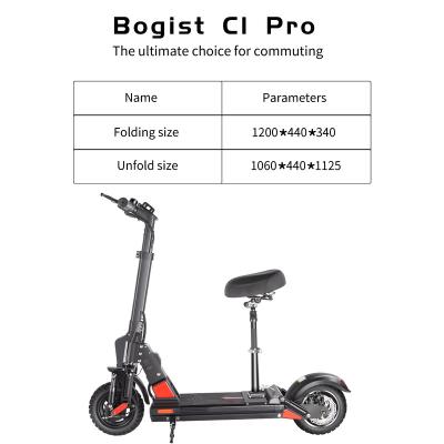 China Men Mexico Warehouse Honeywhale C1 Electric Scooter For Adults 500W With 10 Inch Aire Tires 43.5-56 Miles Max Speed 21.7 M/H for sale