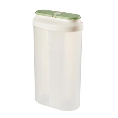 China Freshness Preservation Different Capacity Plastic Sealed Cans Kitchen Storage Box Transparent Food Container for sale
