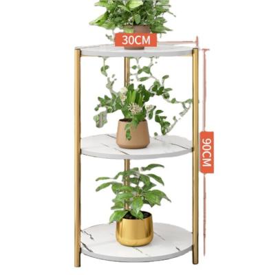 China Modern Light Luxury Indoor Living Room Shelf Balcony Home Flower Shelf Multi-Layer Green Flower Floor-to-Ceiling Floor-to-Ceiling Shelf for sale