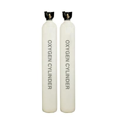 China 40L medical gas high pressure seamless steel gas cylinders empty medical O2 cylinder for sale for sale