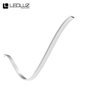 China Hot Selling LED Strip Lighting Bendable Outdoor Mount LED Aluminum Profile With PC Opal Cover for sale