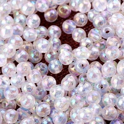 China Thanksgiving Decorative Accents Manufacture of Round AB Crystal Beads Loose Beads Design Craft Decoration for sale