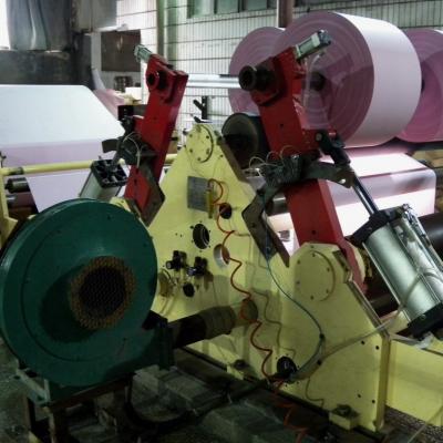 China 1200mm NCR Document Document die het Zonder koolstof van Rewinder van de Broodjessnijmachine Opnieuw opwindend Machine scheuren Te koop
