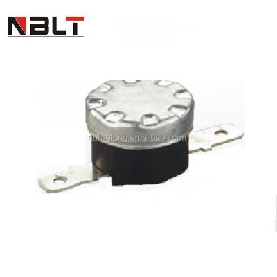 China Low Price KSD301 250V 5A Commercial Refrigerator Thermostat Freezer Defrost Electronic Temperature Sensor Defrost Bimetal Thermostat for sale