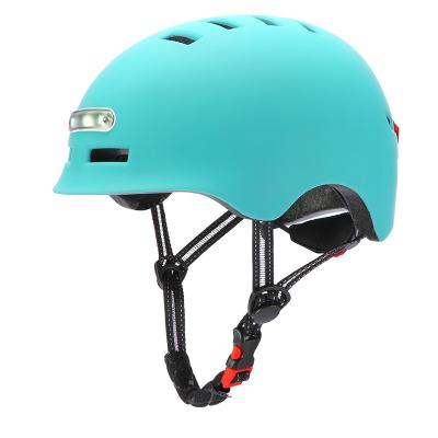 China Bicycle Helmet With Led Light Safety Head Bicycle Smart Riding Helmet With Led Light For Adult Helmet for sale