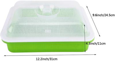 中国 カバーふたの台所使用を用いる再生利用できるPP Microgreenの発生の皿 販売のため