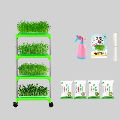 中国 PEの環境に優しい上塗を施してある実生植物の皿の立場のリョクトウの発生の皿 販売のため