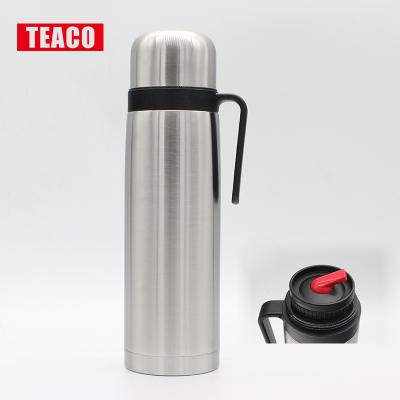 China Wholesale PORTABLE Hot Selling 1000ML Vacuum Flask Vacuum Flask Insulation Mate Thermal Tea Flask Popular Yerba Mate Flask With Handle for sale