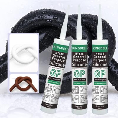 Cina Chiaro sigillante per tutti gli usi del silicone del GP per il legno di acciaio inossidabile in vendita