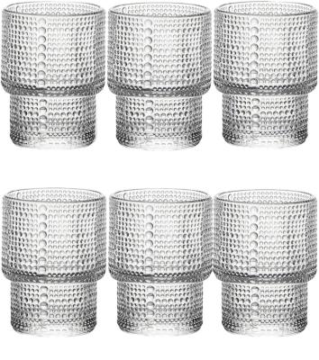 China Stocked YOLOWE HOME 200ml Glass Juice Glassware Home Brewing Set for Orange Juice Beer Cocktails Whiskey & Iced Coffee for sale