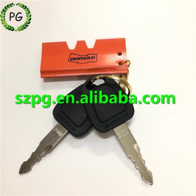 China Machinery Repair Shops Track Shoe Key Chain With D100 Ignition Key for sale