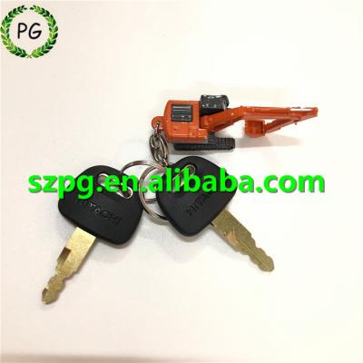 China Machinery Repair Shops ZAX200 Excavator Key Chain With H800 Ignition Key for sale