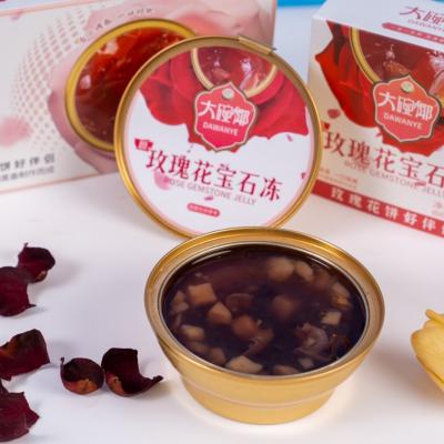 China Rose Herbal Jelly with Water Chestnut and Pomegranate Juice 168g Plant Based Functional Dessert Supports Skin Radiance and Detox Ready to Eat Shelf Stable Ideal for Beauty and Wellness for sale