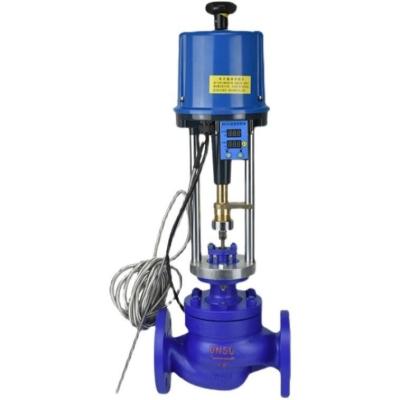 China Linearity T264-C Carbon Steel Series Electronic Electric Temperature Control Valve for sale