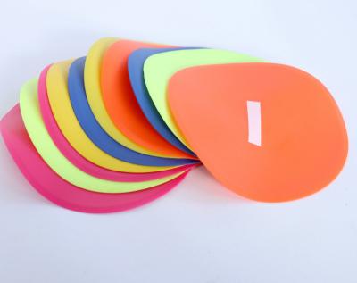 China Football Speed Training ABS Cones With Flat Rail Cones For Football Diameter 19cm for sale