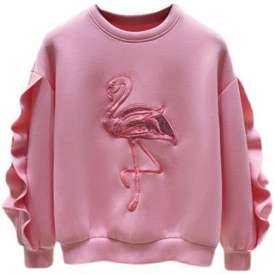 China Customized Spring Breathable Autumn Girls' Long Sleeve Hoodies Embroidered Hoodie For Teen Girls for sale