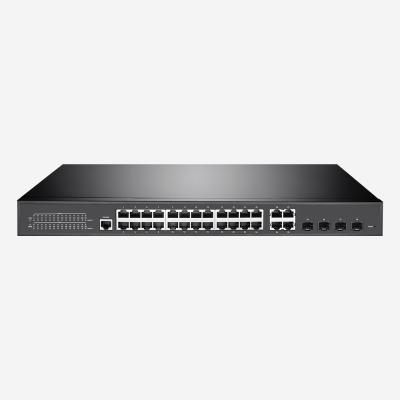 China ERPS Ring Network Managed Switch Layer 2+ Ethernet Schakelaar met de Havens van 28G RJ45 4 SFP-Havens Te koop