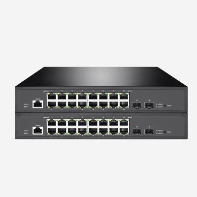 Cina Il gigabit 16GE 2SFP L2+ dello SNMP ha diretto il commutatore di Ethernet del porto del commutatore 18 in vendita