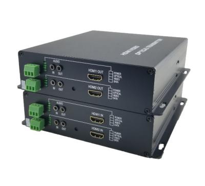 China 2 van de de convertor1080p HDMI Vezel van kabeltelevisie VOLLEDIGE HD van de channnelhdmi vezel de optische video Optische audiozender en de Ontvanger Te koop