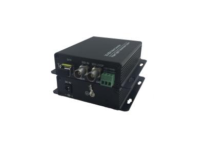 중국 1Channel 오디오로, 판지 포장 묻히는 RS485/RS422/RS232 자료 3G SDI 방송 시스템 판매용