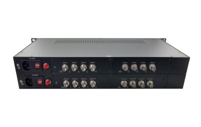 China Chassis Volledige HD 8 van de de Convertor Enige Wijze FC van de Kanaal 3g-SDI videovezel de haven enige vezel Te koop