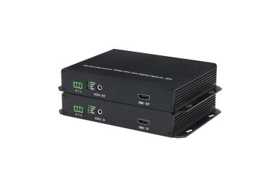 China Fibra ótica completa do prolongamento de HD HDMI SFP KVM ao conversor video video da fibra do conversor RS-232/485 de HDMI à venda