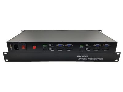 China Fabrique o prolongamento audio video de VGA 720/1080p do canal da cremalheira 2 com o conversor da fibra ótica de VGA dos dados à venda