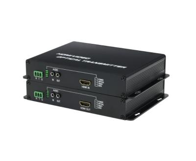 China 1 canal 1080P/60Hz descompactado HDMI ao prolongamento ótico da fibra do receptor HDMI do transmissor da fibra ótica, DC5V à venda