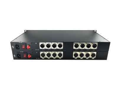 China 8 o canal XLR dianteiro equilibrou o áudio ao conversor da fibra, transmite sinais audio da qualidade até 12,5 milhas de único-modo à venda