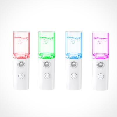China Mist Sprayer Nano Mist Sprayer Private Label Face Moisturizer Mist Vaporizador Portable Beauty Spray Facial Massager Moisturizer for sale