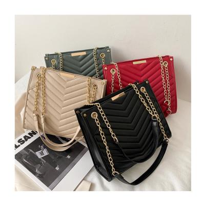 China Fashion Ladies Large Capacity Armpit Cross Shoulder Yarn Embroidery Sense High Chains Elegant Bags - Body Purse Women Luxury Handbags for sale