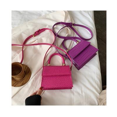 China Fashion Crocodile Tote Purses and Main Shoulder Mini Crossbody Bags For Women 2020 Designer Handbags High Quality Leather Tote Bag for sale