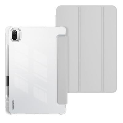China Mini PU Cover Anti-fall Cover Tablet Protective Case Leather Shockproof Waterproof Dustproof Triple Holder for xiaomi MI pad 5 cover MI pad 5 case for sale