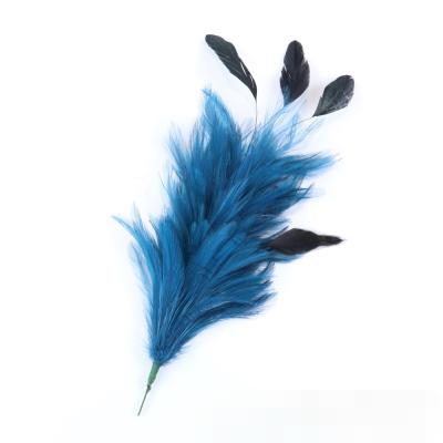 China Millinery Supplies Fascinator Hat Decoration Hackle Feather Flower for sale