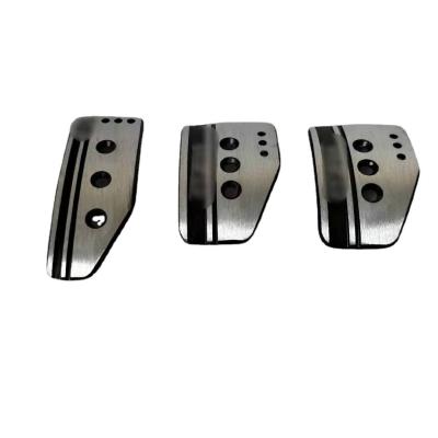 China YK-HR035 Universal Vehicle Sports Accelerator Car Brake And Padel Aluminum Alloy Car Brake Pedal Cover for sale